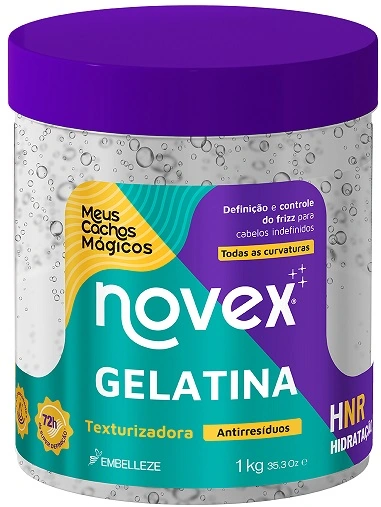 Gelatina Cap Novex 1kg Meus Cachos Texturizadora