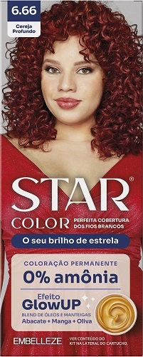 Tint Sem Amonia Star Color 6.66 Cereja Profundo