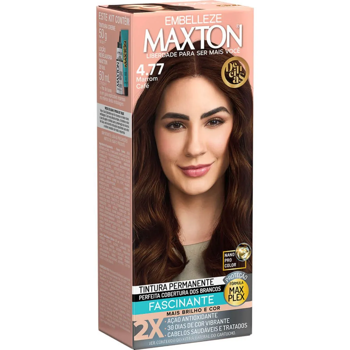 Tint Maxton Ox Esp Delicias 4.77 Marrom Cafe