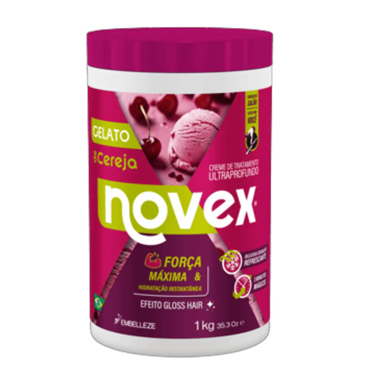 Cr Novex 1000g Cereja