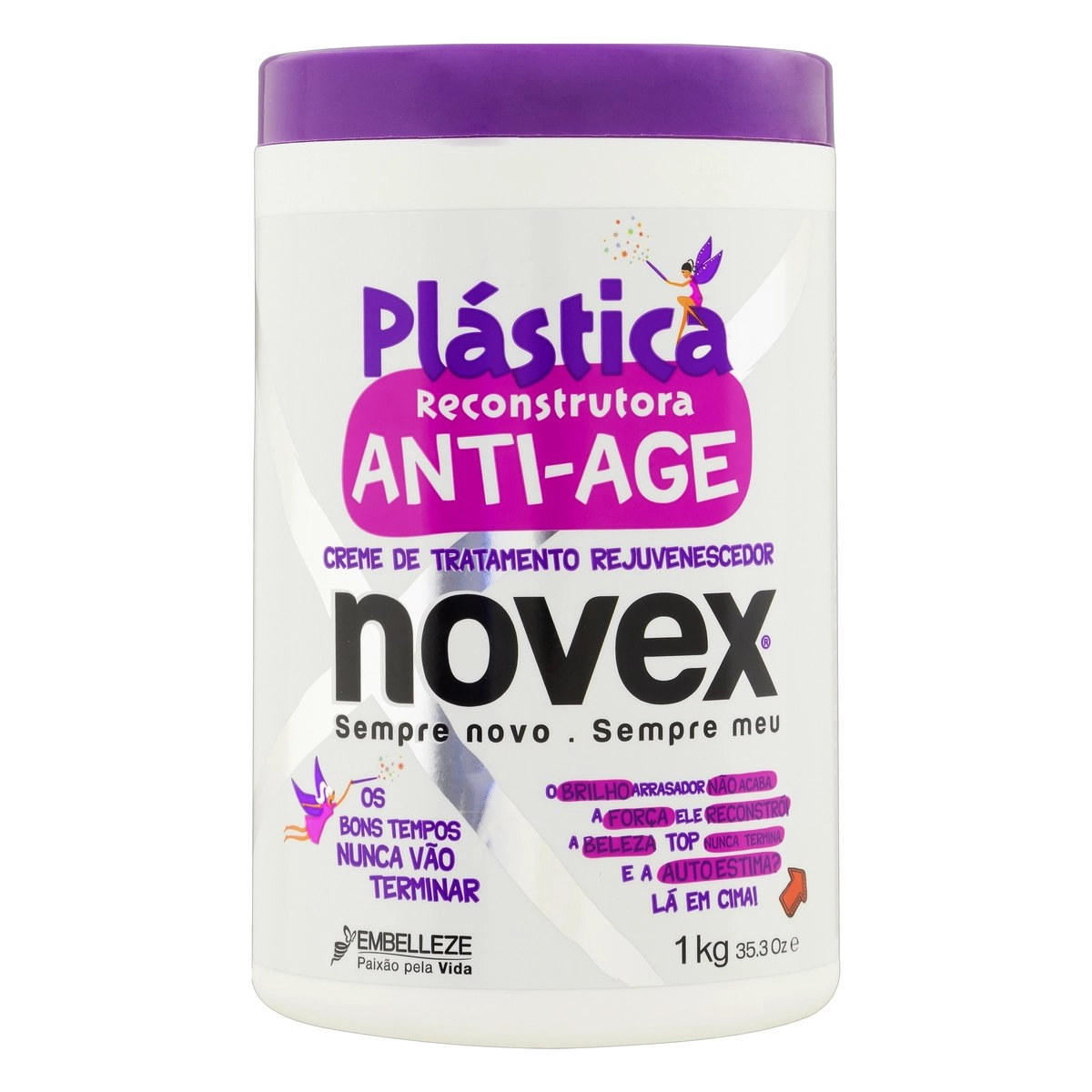 Creme Tratamento Novex 1kg Plástica Reconstrutora Unit