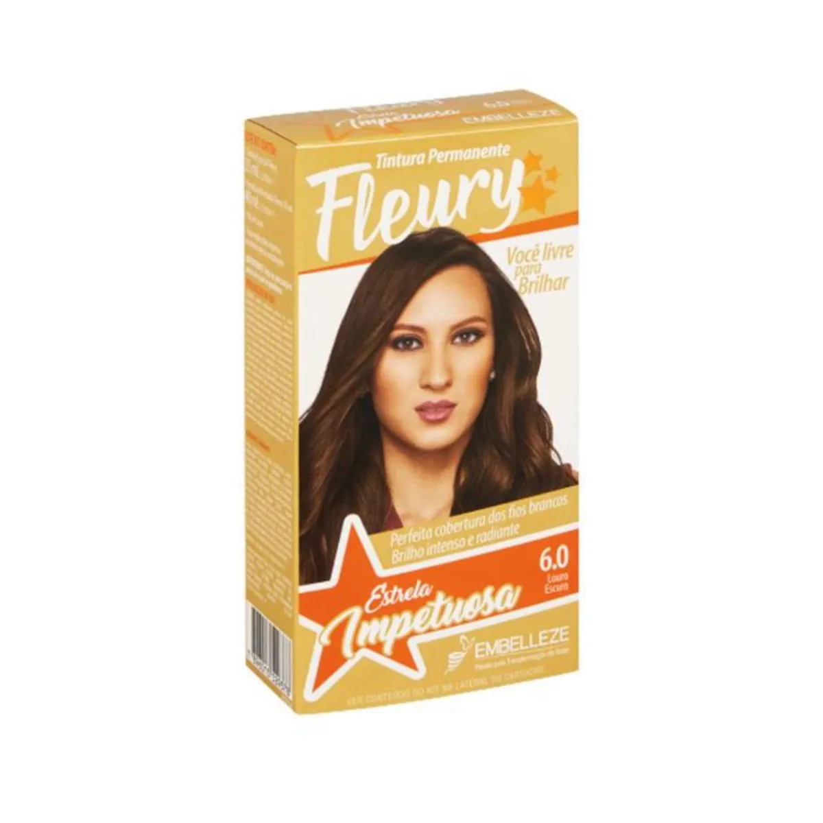 Tintura Fleury Media 6.0 Louro Escuro