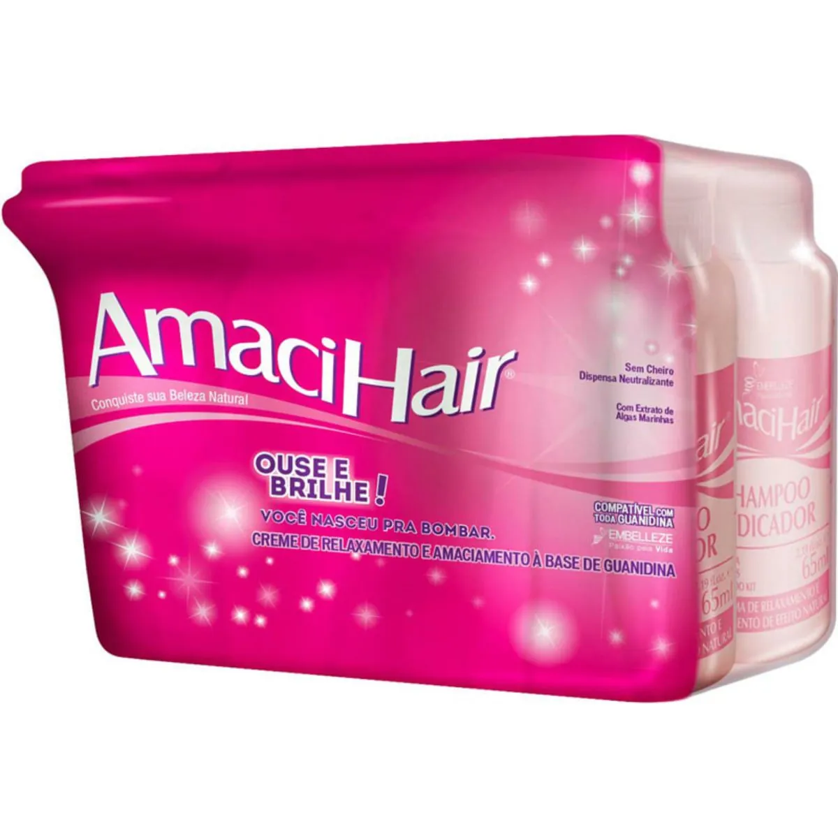 Creme Relaxante AmaciHair Ouse e Brilhe 220G