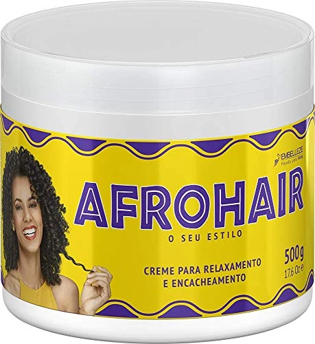 Creme Relaxamento E Encacheamento Afro Hair