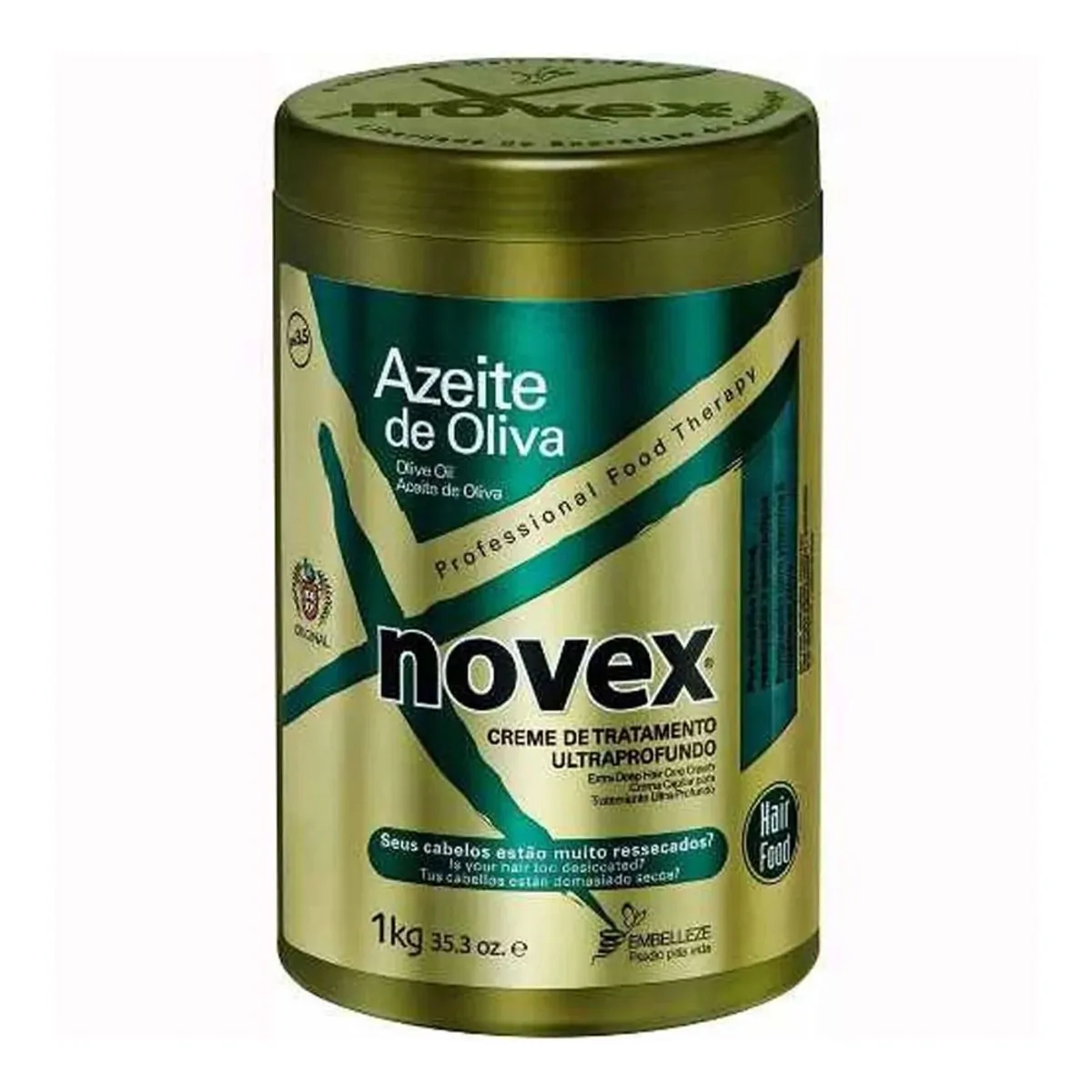 Creme De Tratamento Ultraprofundo Novex Azeite De Oliva Pote 1kg