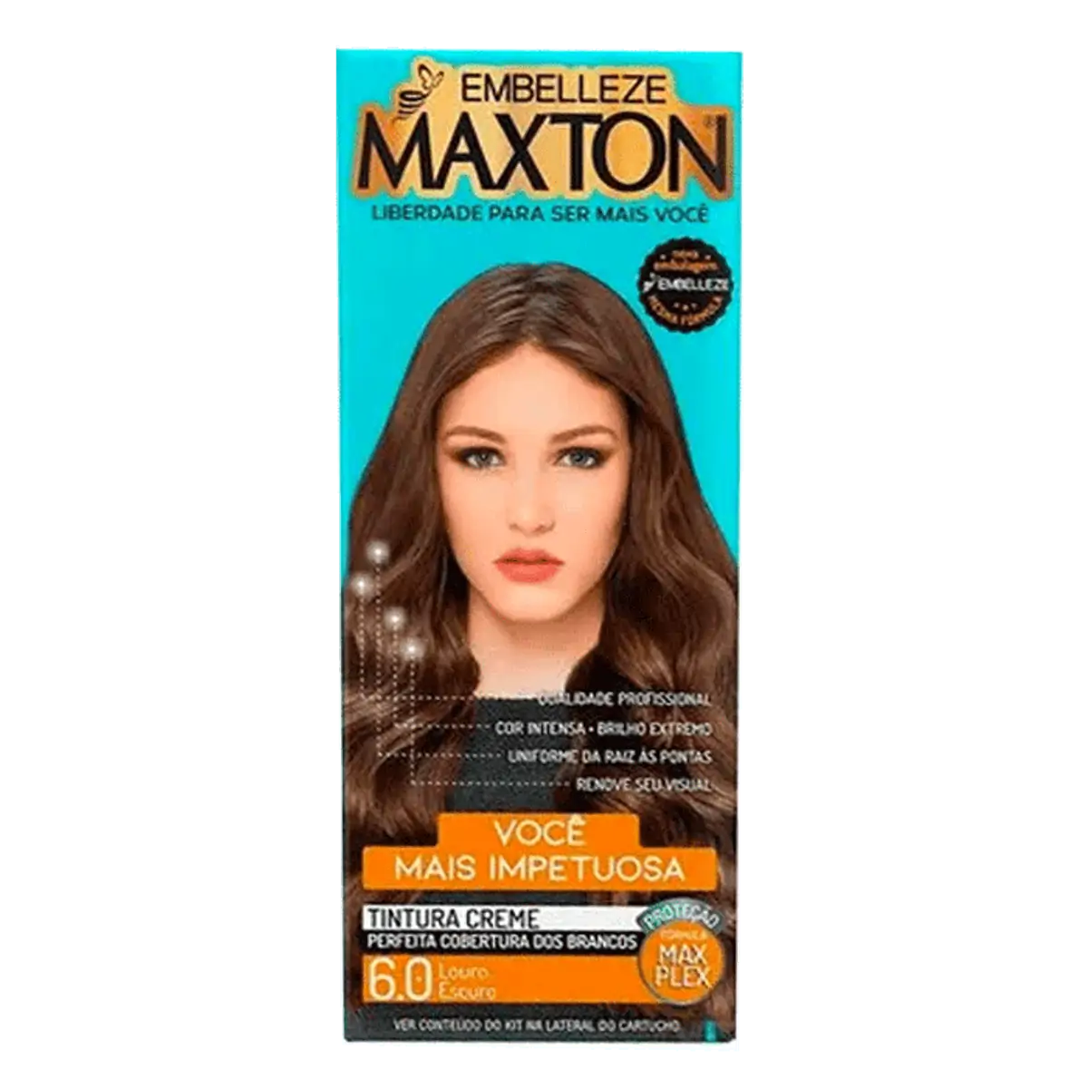 Tintura Creme 6.0 Louro Escuro Maxton