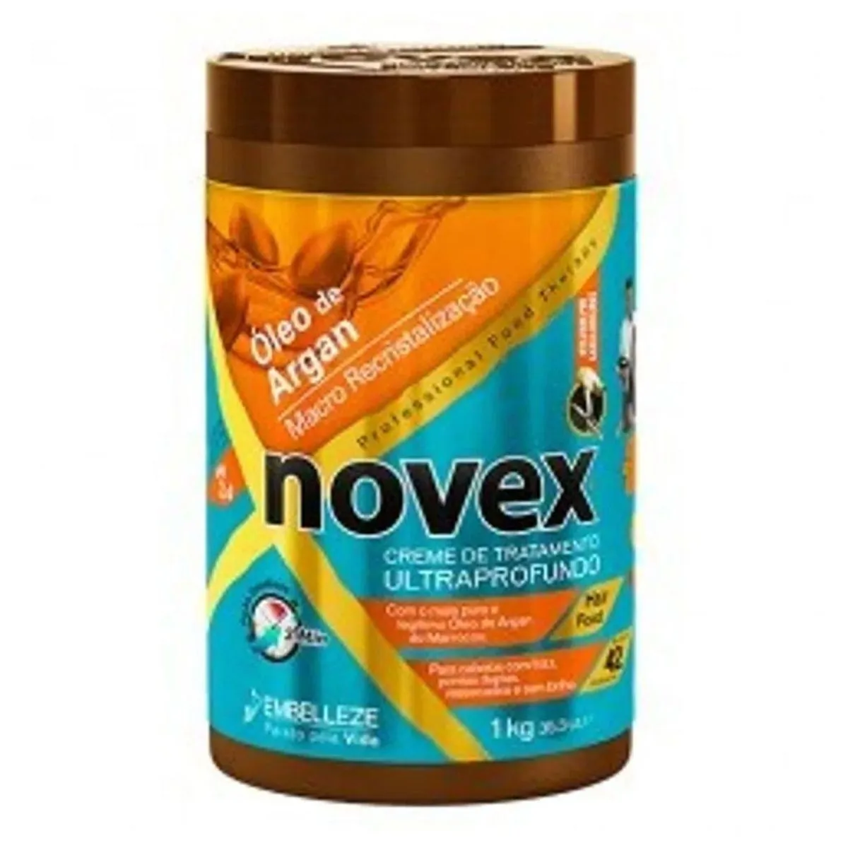 Creme De Tratamento Ultraprofundo Novex óleo De Argan Pote 1kg