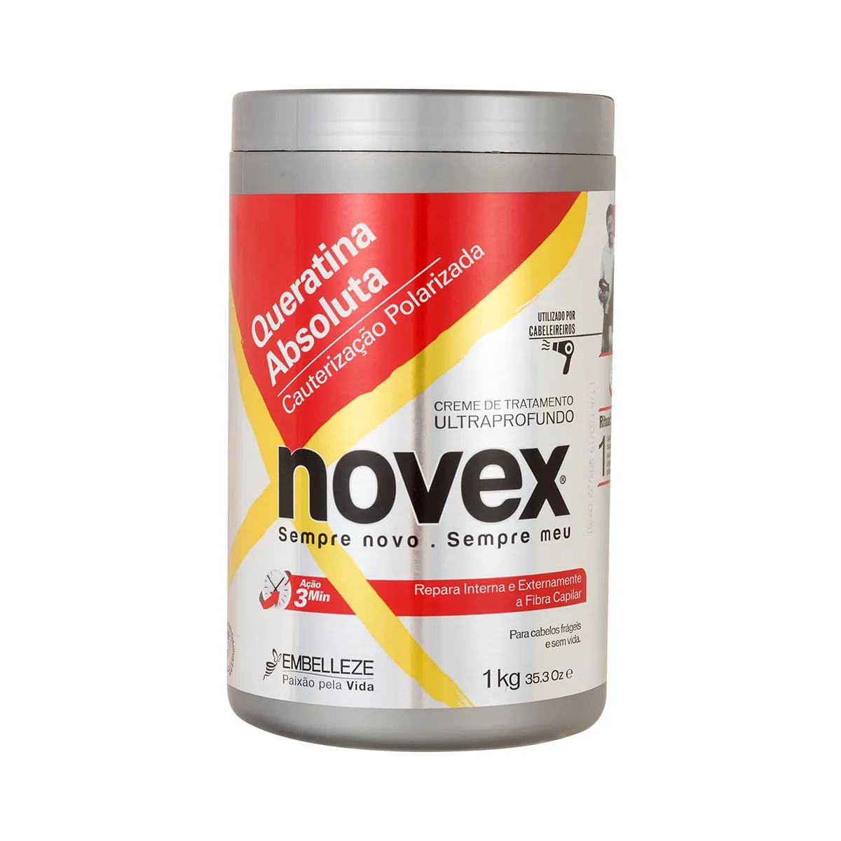 Creme de Tratamento Novex Reparação Queratina Absoluta 1Kg