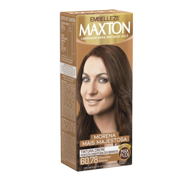Tintura Maxton Creme Kit Prático 60.78 Chocolate Real
