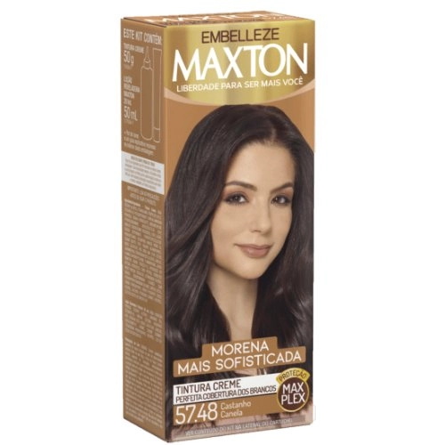 Tintura Maxton Kit Prático 57.48 Marron Marroquino