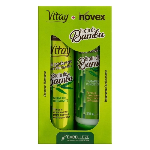 Kit Shampoo + Condicionador Novex Broto De Bambu 300ml