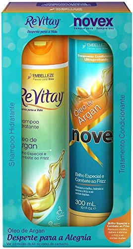 Kit Sh Co Novex 300ml óleo Argan Unit