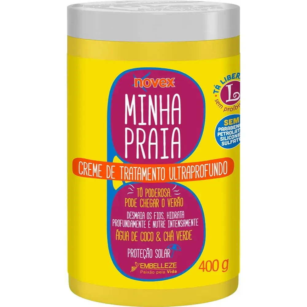 Creme Tratamento Novex 400g Minha Praia