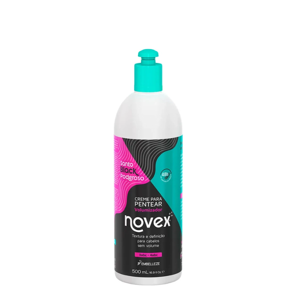 Creme Para Pentear Novex Meus Cachos Santo Black Poderoso Frasco 500ml