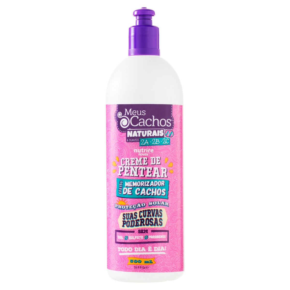 Creme Para Pentear Novex Meus Cachos Naturais E Suaves Frasco 500ml