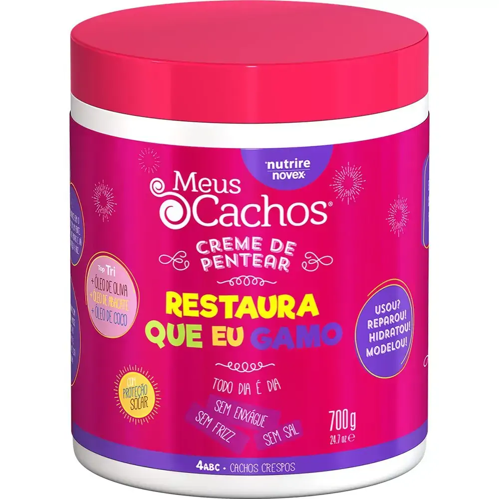 Cr Pent Novex 700g Meus Cachos Rest Que Eu Gamo