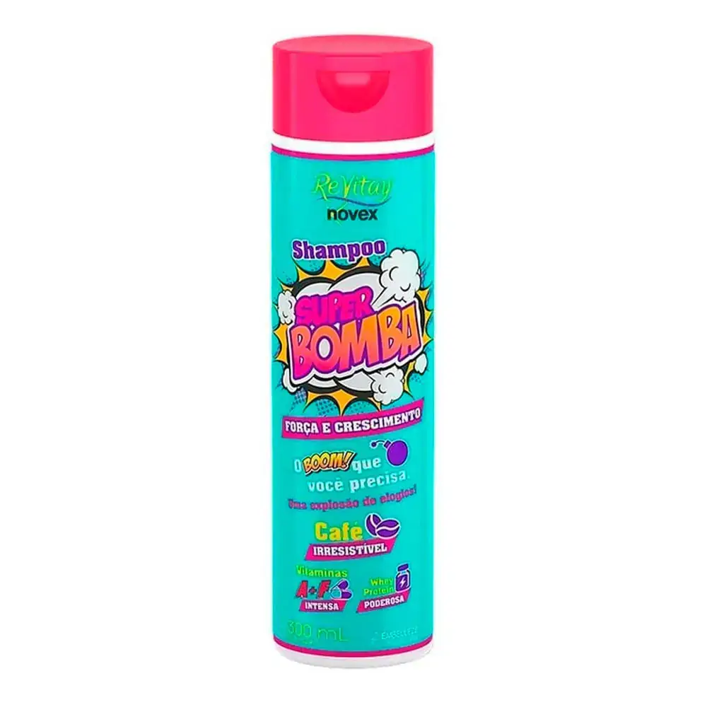 Shampoo Vitay Novex Super Bomba Força E Crescimento Frasco 300ml