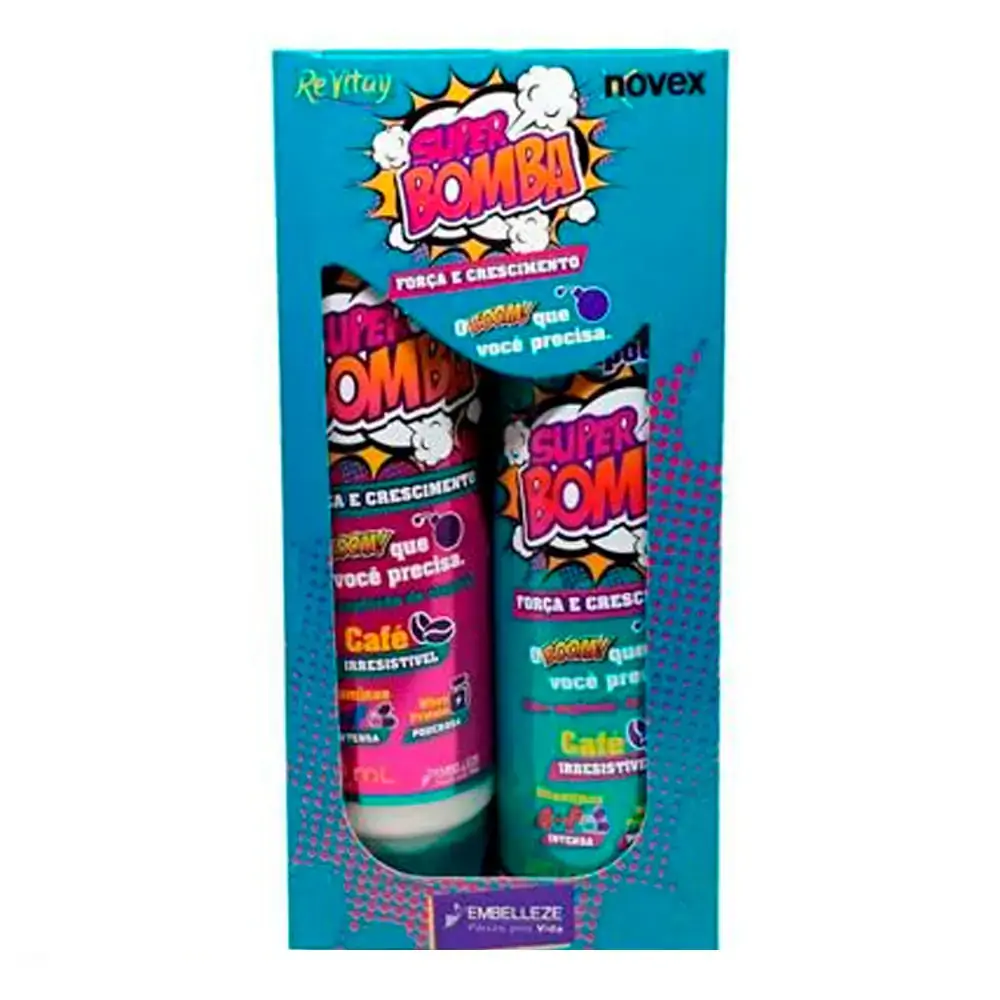 Novex Kit Revitay Super Bomba Sh Cond 300ml