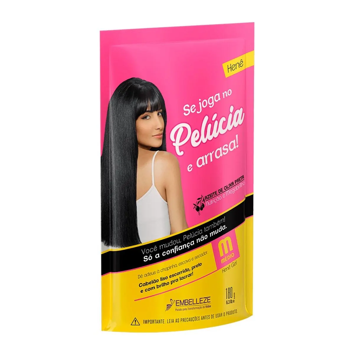Embelleze Hene Pelucia Médio Pouch 180g