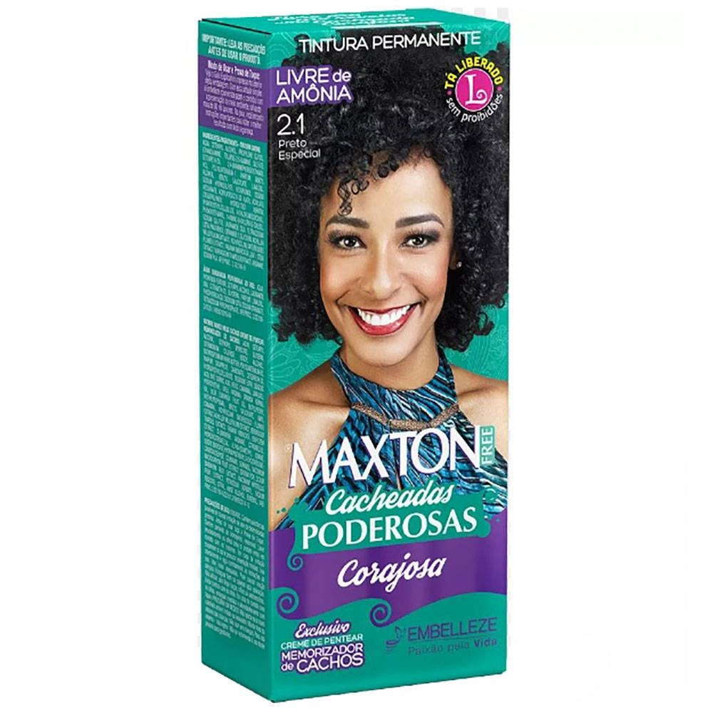 Tintura Maxton Free Preto Especial Embeleze