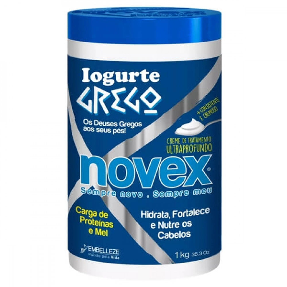 Creme De Tratamento Ultraprofundo Novex Iogurte Grego Pote 1kg