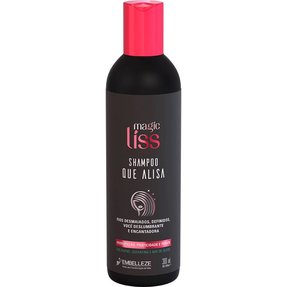 Shampoo Magic Liss 300ml Que Alisa