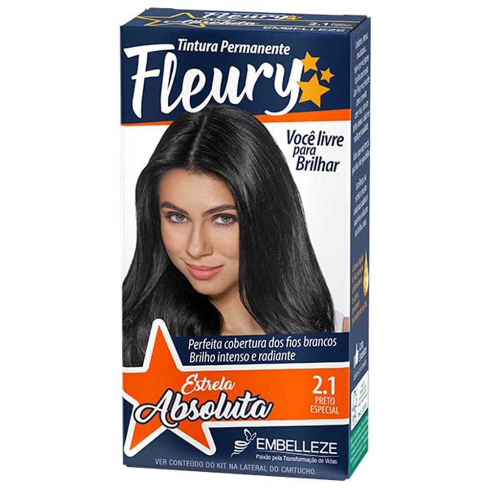 Coloracao Minikit Permanente Embelleze Fleury 2.1 Prespecial 1un