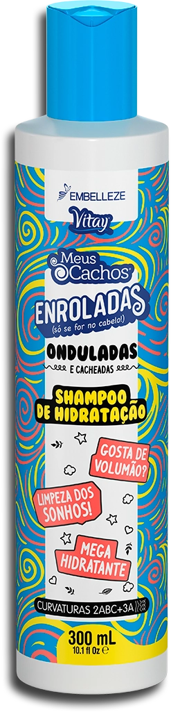 Sh Novex Meus Cachos Enroladas 300ml Onduladas