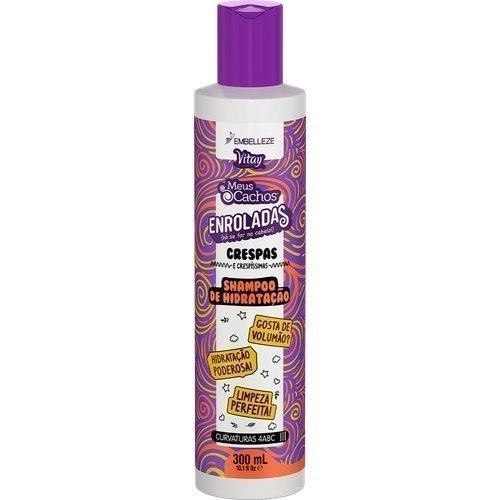 Shampoo Embelleze Novex Meus Cachos Enroladas Crespas 300ml