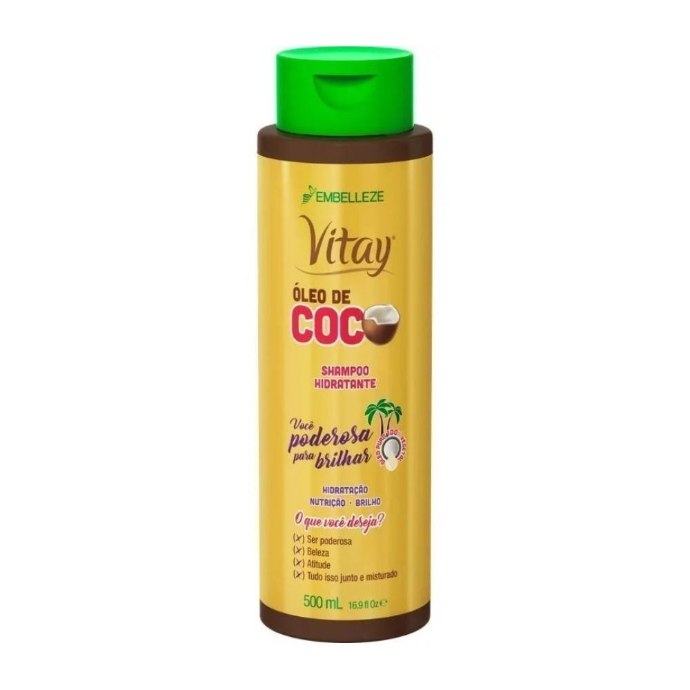 Shampoo Embelleze Novex óleo De Coco 500ml
