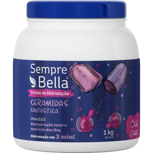 Cr.de Hidratacao Sempre Bella Ceramidas Fantastica 1kg