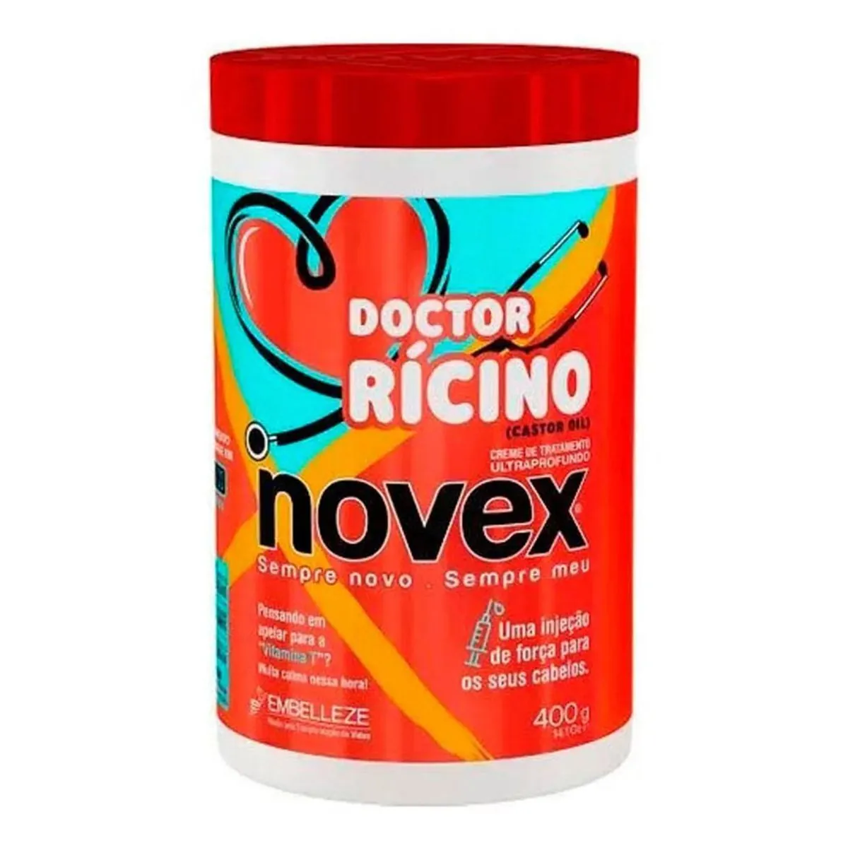 Creme De Tratamento Ultraprofundo Novex Doctor Rícino Pote 400g