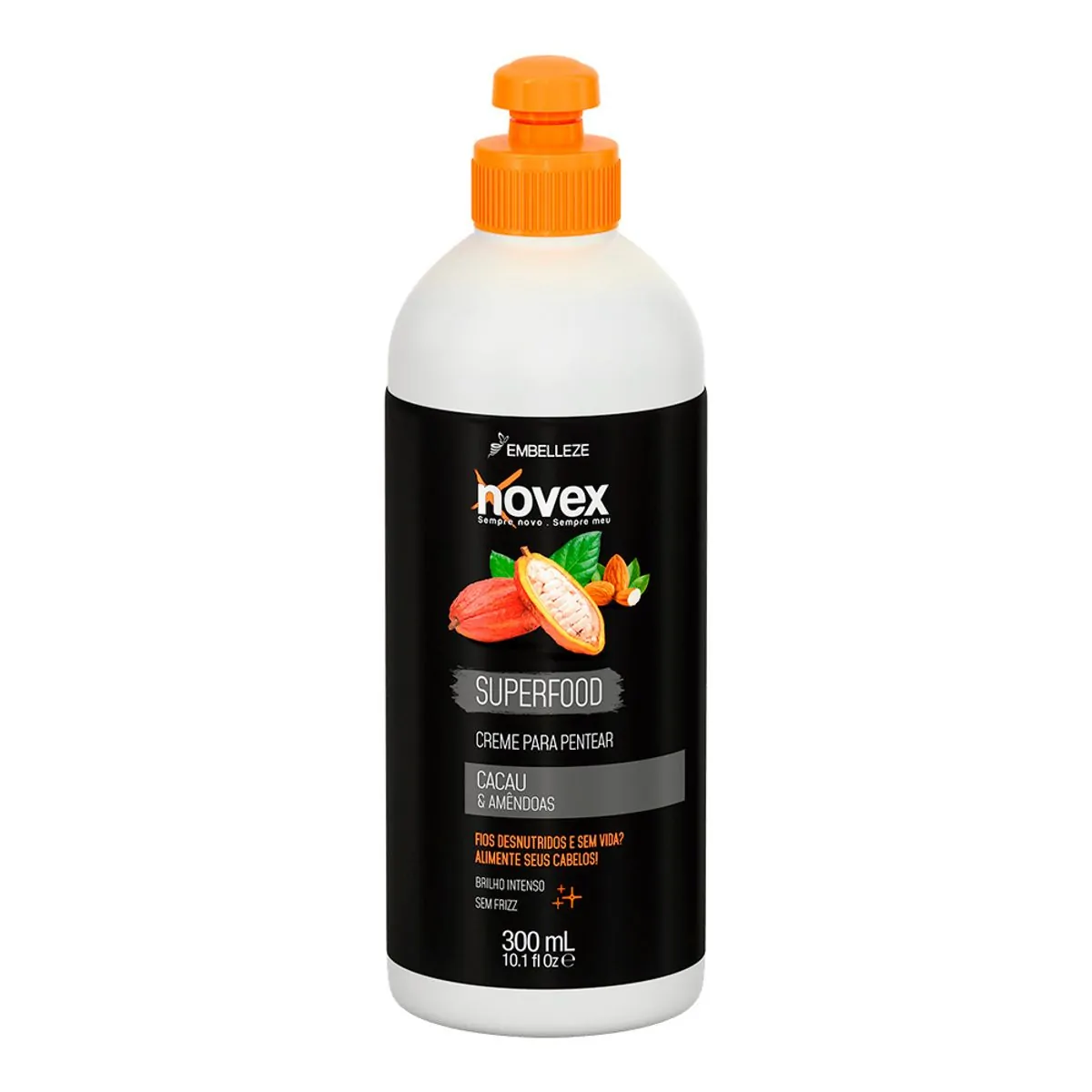 Creme Para Pentear Novex Superffod Cacau Amendoas 300ml
