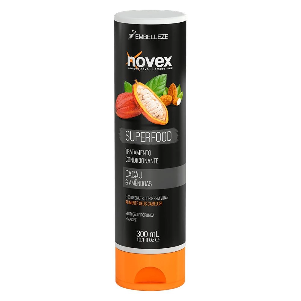 Cond Novex Superfood Cacau Amendoas 300ml