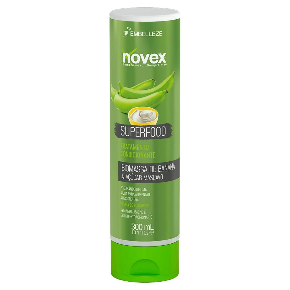 Condicionador Novex Superfood Biomassa de Banana e Açúcar Mascavo 300ml