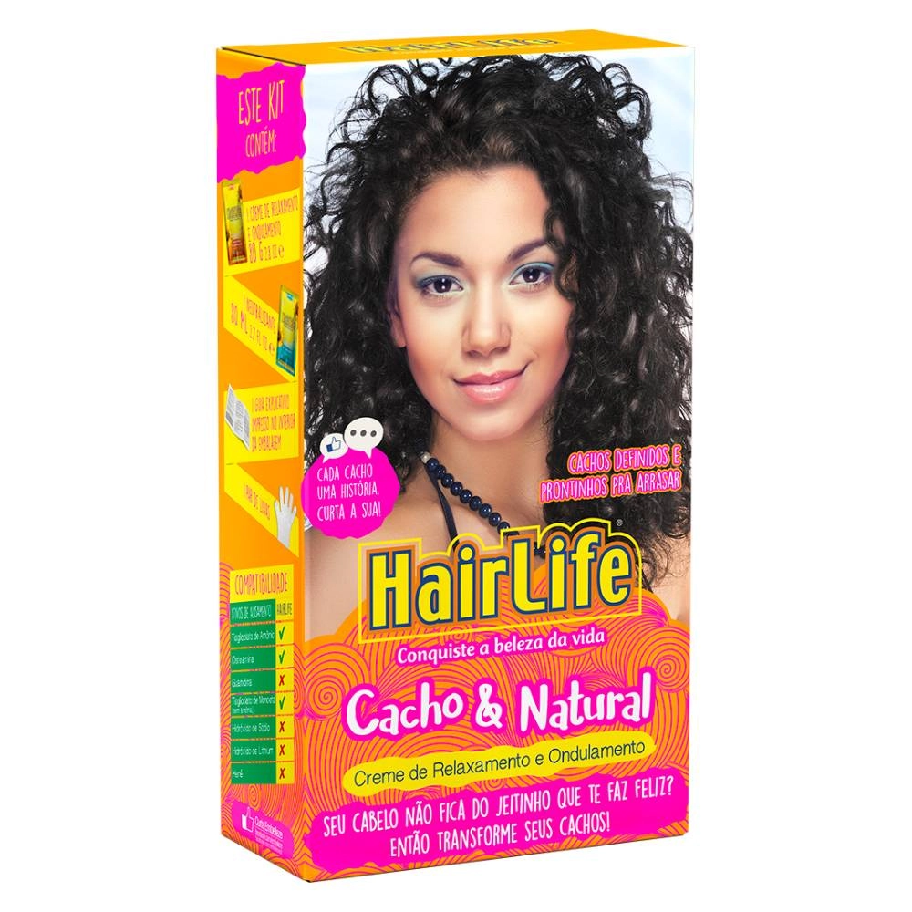 Transformacao Alisante/relaxante Embelleze Hairlife Cacho Natural Kit