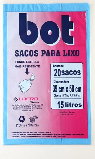 Saco P/ Lixo Bot Lixo