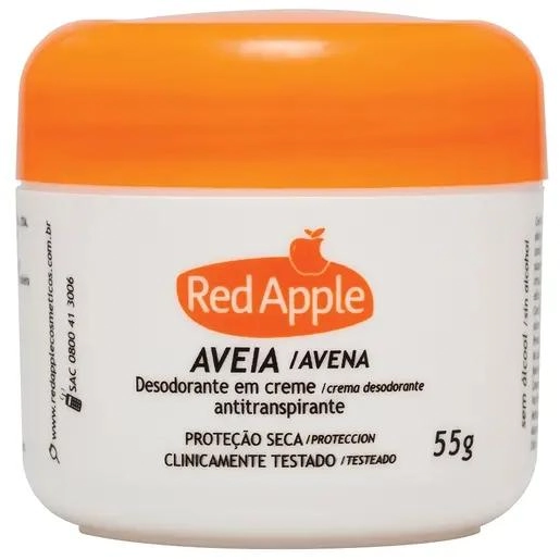 Desodorante Creme Red Apple Aveia