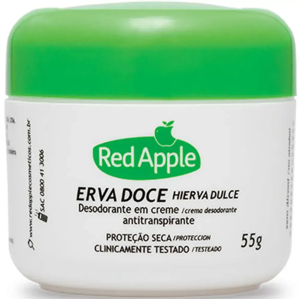 Desodorante Red Apple Creme Erva Doce