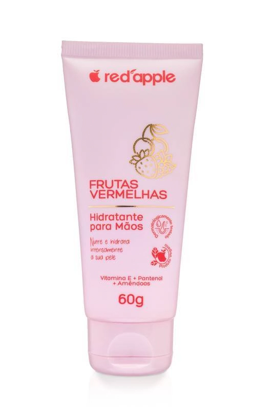 Red Apple Creme Hidra P Maos Frutas Vermelhas 60gr