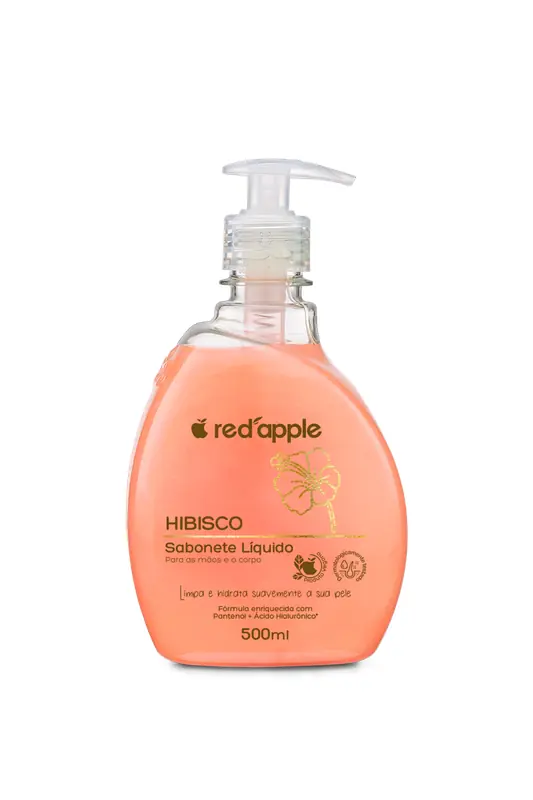 Sabonete Liquido Corpo Hibisco 500ml C50013 Red Apple