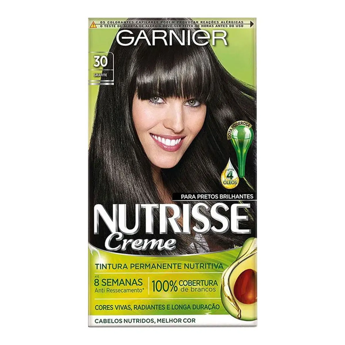 Kit Tintura Creme 30 Grafite Garnier Nutrisse