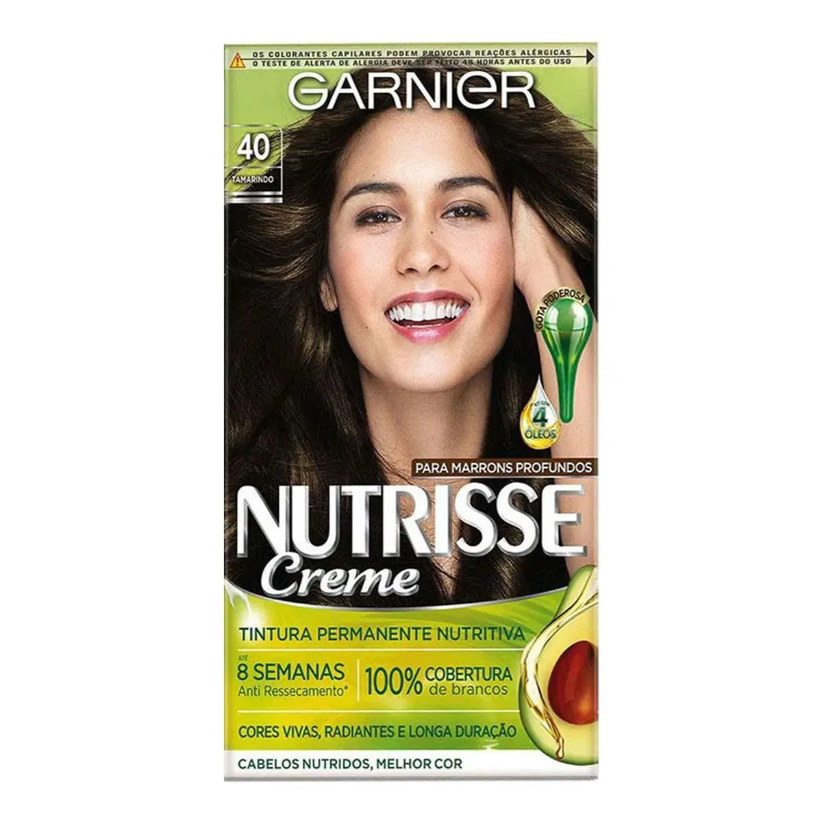 Kit Tintura Creme 40 Tamarindo Garnier Nutrisse