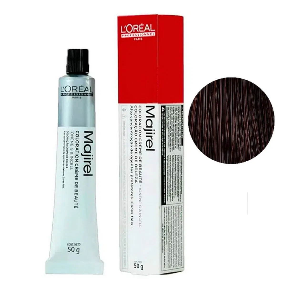 Coloração Majirel Castanho Claro Acaju 5.5 L´Oréal Professionnel 50g