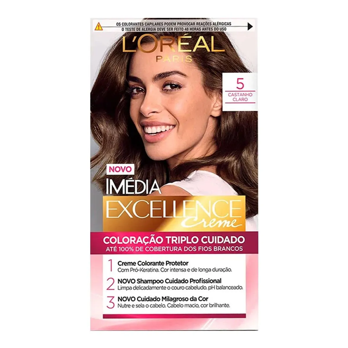 Tintura para Cabelo Castanho Claro L'Oreal Paris 47g
