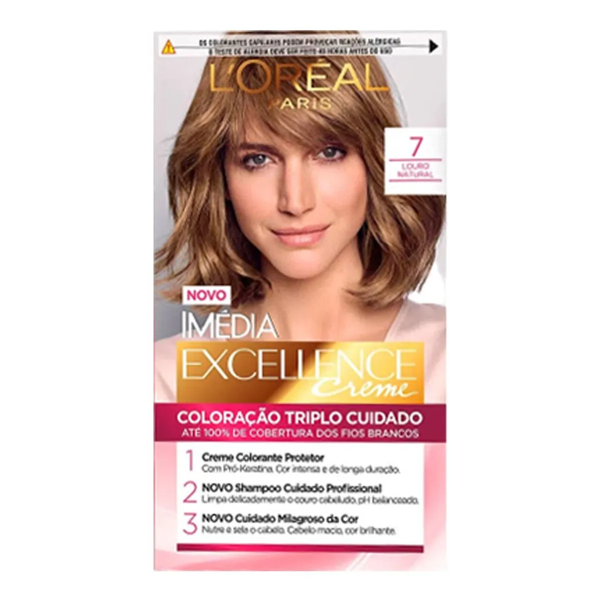 Tintura Creme Louro Natural 7 Imédia L´ORÉAL