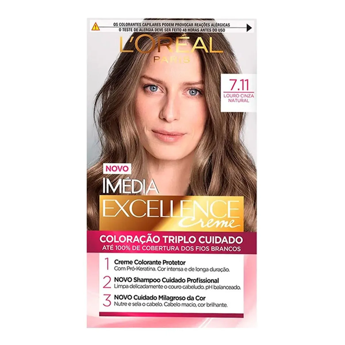 Tintura Imedia Excellence 711 Louro Cendre