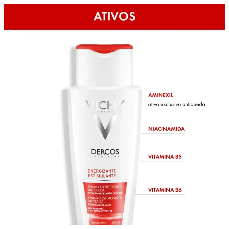 Shampoo Vichy Dercos Energizante Caixa 200ml