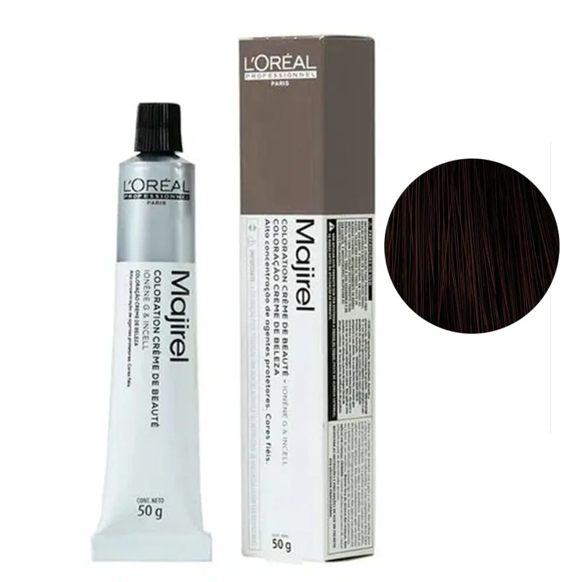 Coloração Majirel Louro Escuro Irisado Dourado 6.23 L´Oréal Professionnel 50g