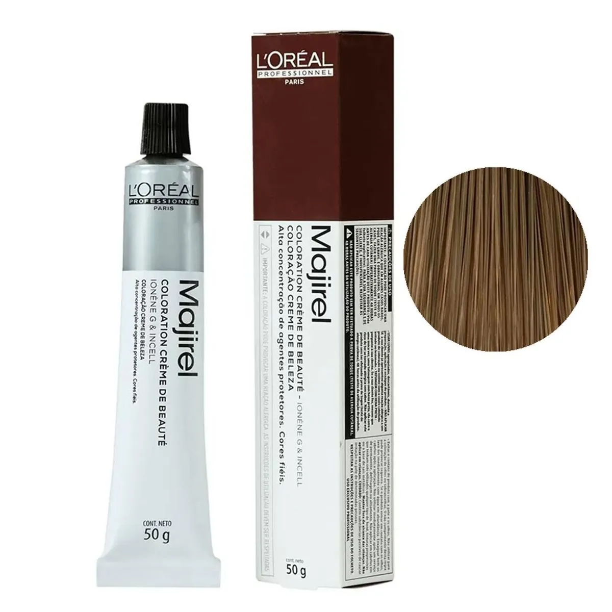 Tintura Creme Majirel Louro Claro Bege Dourado 8.31